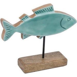 Dřevěná soška (výška 20 cm) Fish – Ego Dekor obraz