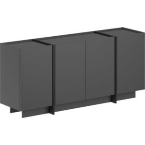 Antracitová komoda s dírou na kabely 180x80x45 cm Dorma – Kalune Design obraz