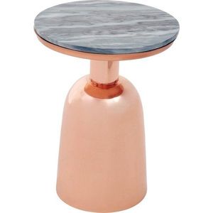 Kulatý odkládací stolek s mramorovou deskou ø 48 cm Amira – Premier Housewares obraz