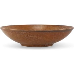 Hnědý hluboký porcelánový talíř ø 26 cm Ovio – BonBistro obraz