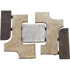 Kovová nástěnná dekorace 44x31 cm Simbolo – Premier Housewares obraz