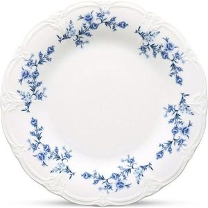 Bílý/modrý porcelánový talíř ø 27, 5 cm Retro – BonBistro obraz