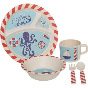 Bambusová dětská jídelní sada 5 ks Eden – Premier Housewares obraz