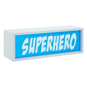 Modrá světelná dekorace na baterky Superhero – Premier Housewares obraz