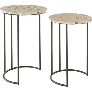 Kulaté odkládací stolky v sadě 2 ks ø 38 cm Halle – Premier Housewares obraz