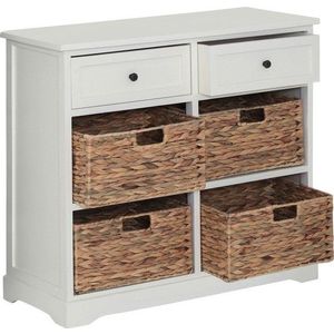 Slonovinová komoda z masivu pavlovnie 76x70x33 cm Vermont – Premier Housewares obraz