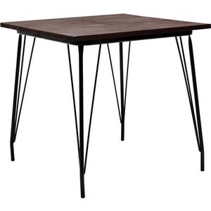 Jídelní stůl z jilmového dřeva ø 80 cm District – Premier Housewares obraz