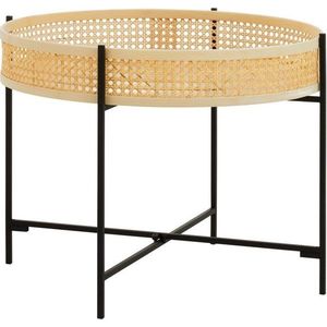 Ratanový kulatý konferenční stolek v přírodní barvě ø 60 cm Depok – Premier Housewares obraz
