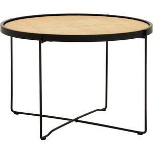 Ratanový kulatý konferenční stolek v přírodní barvě ø 60 cm Depok – Premier Housewares obraz