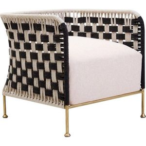 Černobílé křeslo Satna – Premier Housewares obraz