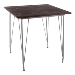Jídelní stůl z jilmového dřeva ø 80 cm District – Premier Housewares obraz
