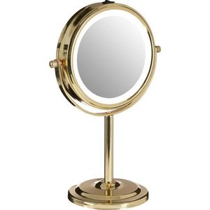 Kosmetické zrcadlo s osvětlením/zvětšovací (zvětšení 2x) ø 15 cm Cassini – Premier Housewares obraz