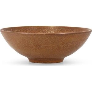 Hnědá porcelánová mísa ø 21 cm Ovio – BonBistro obraz