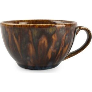 Hnědý porcelánový šálek na cappuccino 200 ml Resto – BonBistro obraz