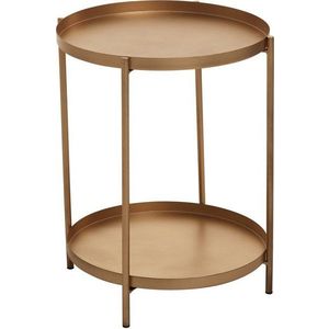 Kovový kulatý odkládací stolek ø 40 cm Mandoli – Premier Housewares obraz
