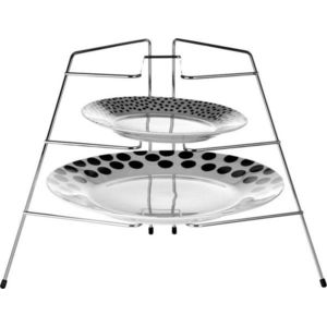 Přídavná polička z nerezové oceli ve stříbrné barvě 37x25 cm Jasper – Premier Housewares obraz