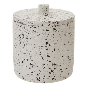 Krémový betonový koupelnový organizér na vatové tampony Mozie – Premier Housewares obraz
