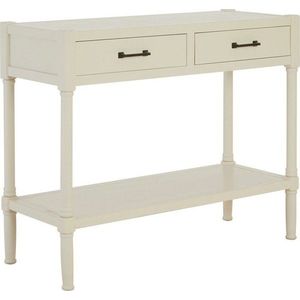Bílý konzolový stolek z borovicového dřeva 35x91 cm Heritage – Premier Housewares obraz