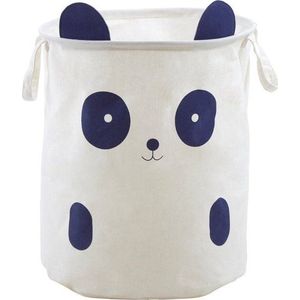 Bílý látkový dětský koš na hračky ø 38x48 cm Mimo Panda Face – Premier Housewares obraz