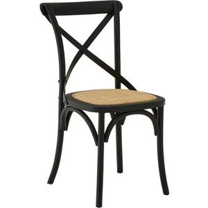 Černá jídelní židle z dubového dřeva Lyon – Premier Housewares obraz