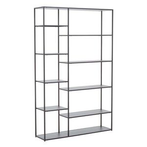 Šedý ocelový regál 120x188x30 cm Acero – Premier Housewares obraz