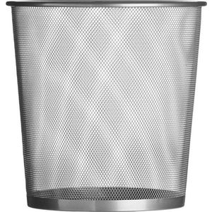 Kancelářský kovový odpadkový koš v matně stříbrné barvě 12 l Den – Premier Housewares obraz