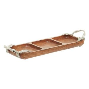 Dřevěný tác 14x47 cm Vine – Premier Housewares obraz