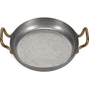 Servírovací kovový talíř ve stříbrné barvě ø 24 cm Serve – BonBistro obraz