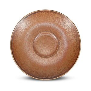 Hnědý porcelánový podšálek ø 14 cm Ovio – BonBistro obraz