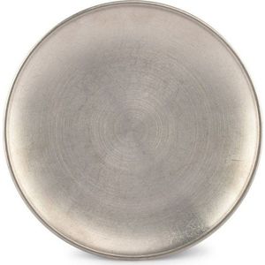 Dezertní kovový talíř ve stříbrné barvě ø 17 cm Serve – BonBistro obraz