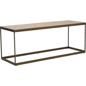 Hnědý/v přírodní barvě konferenční stolek s deskou v dubovém dekoru 40x120 cm Grenoble – Premier Housewares obraz
