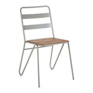 Šedá/v přírodní barvě jídelní židle z jilmového dřeva District – Premier Housewares obraz