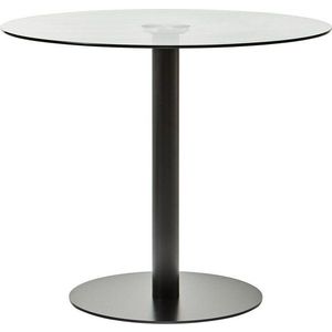 Kulatý jídelní stůl se skleněnou deskou ø 90 cm Metropolitan – Premier Housewares obraz
