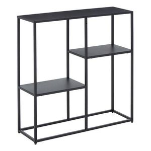 Černý ocelový regál 80x81x26 cm Acero – Premier Housewares obraz