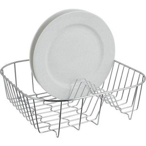 Kovový odkapávač ve stříbrné barvě 34x34 cm Laurie – Premier Housewares obraz