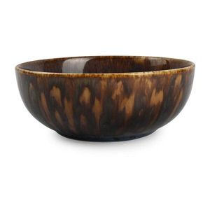 Hnědá porcelánová miska Resto – BonBistro obraz