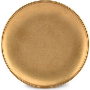 Dezertní kovový talíř ve zlaté barvě ø 17 cm Serve – BonBistro obraz
