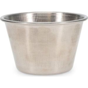 Kovová servírovací miska ve stříbrné barvě 110 ml Serve – BonBistro obraz