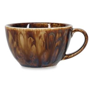Hnědý porcelánový šálek na latte 300 ml Resto – BonBistro obraz
