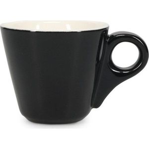 Černý porcelánový šálek na espresso 80 ml Barista – BonBistro obraz