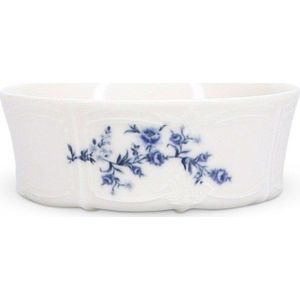 Bílá/modrá porcelánová miska 410 ml Retro – BonBistro obraz