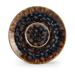 Hnědý porcelánový podšálek ø 15 cm Resto – BonBistro obraz