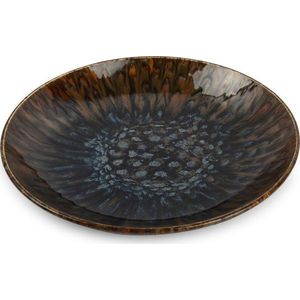 Hnědý hluboký porcelánový talíř ø 26 cm Resto – BonBistro obraz