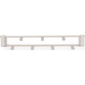 Taupe ocelový nástěnný věšák s poličkou 60 cm Rex – Spinder Design obraz