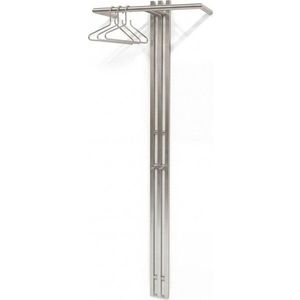 Ocelový nástěnný věšák ve stříbrné barvě 65 cm Senza – Spinder Design obraz