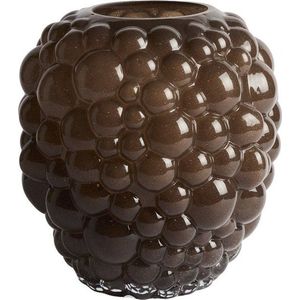 Hnědá skleněná váza (výška 30 cm) Mure – Kave Home obraz