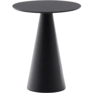 Kulatý odkládací stolek se skleněnou deskou ø 30 cm Wilshire – Kave Home obraz