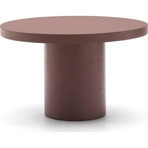 Betonový kulatý zahradní jídelní stůl ø 120 cm Aiguablava – Kave Home obraz