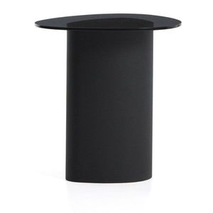 Odkládací stolek se skleněnou deskou 47x48 cm Olir – Kave Home obraz