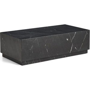 Černý mramorový konferenční stolek 50x100 cm Sorein – Kave Home obraz